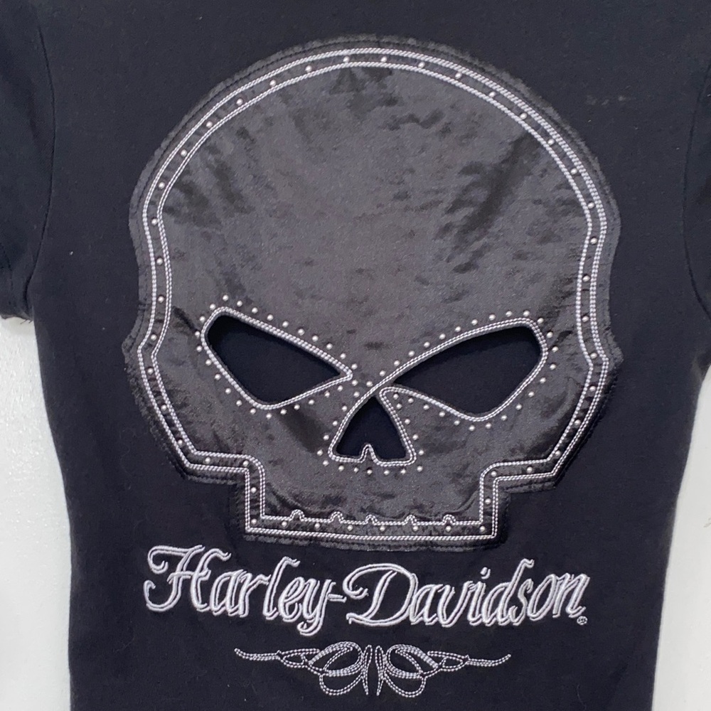 Harley-Davidson Black Skull Tee - Picture 2 of 8